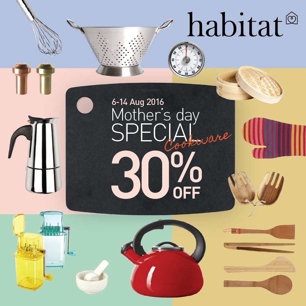 Habitat Mother's Day Special Special Cookware 30%off